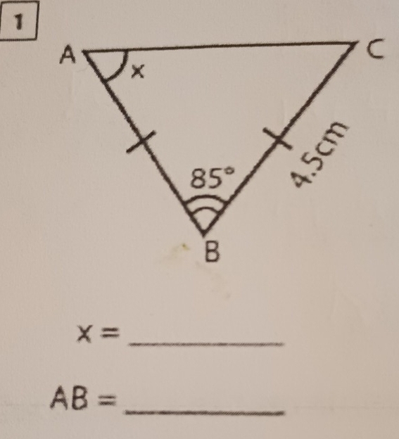 x= _
AB=
_