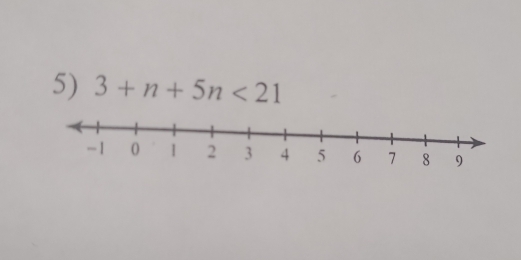 3+n+5n<21</tex>