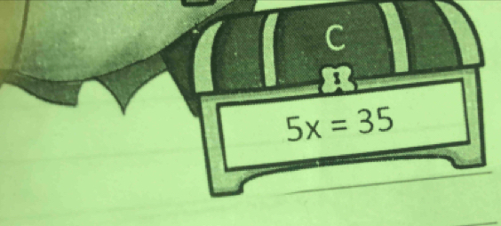 R
5x=35