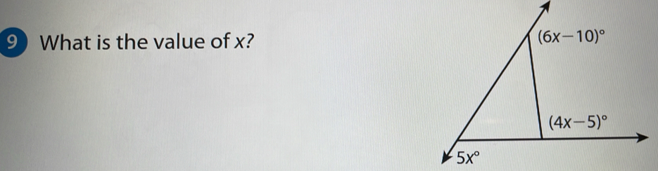 What is the value of x?