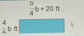  5/4 b+20ft
 4/5 b ft t□