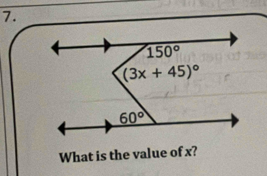 What is the value of x?