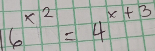 6^(x^2)=4^(x+3)