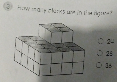 How many blocks are in the figure?
24
28
36