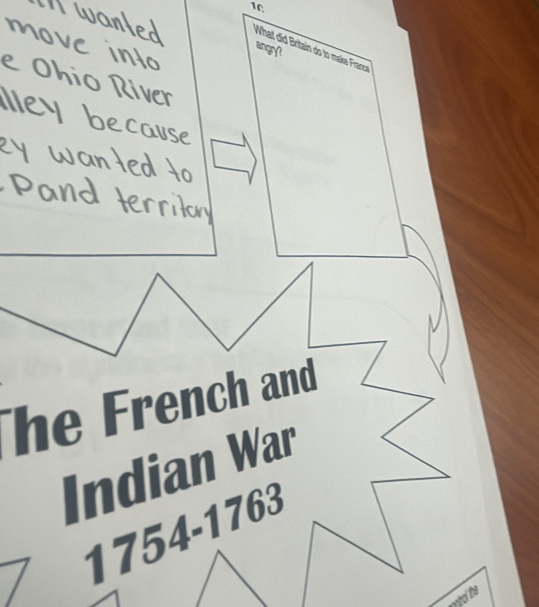 angry? 
What did Britain do to make France 
he French and 
Indian War 
1754-1763 
montrol the