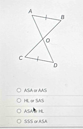 ASA or AAS
HL or SAS
ASA& HL
SSS or ASA