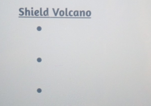 Shield Volcano