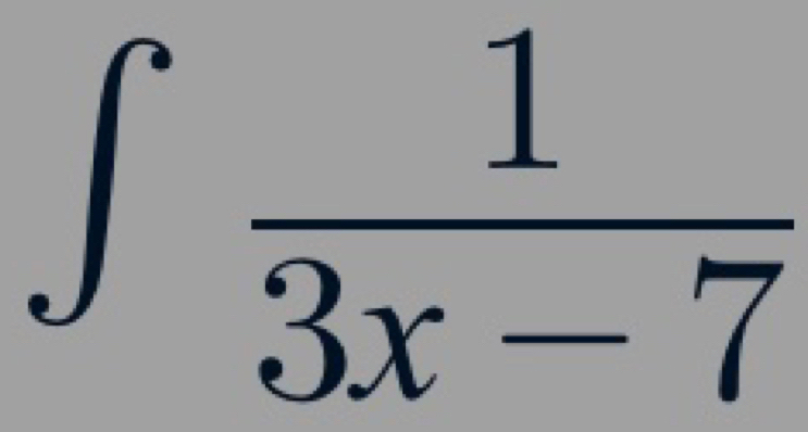 ∈t  1/3x-7 