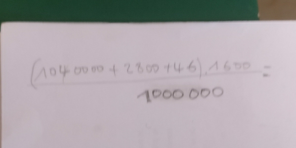  ((1040000+2800+46),16000)/100000 =