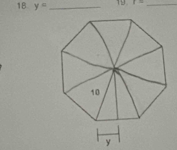 18 y= _ 
19 r= _