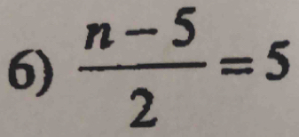  (n-5)/2 =5