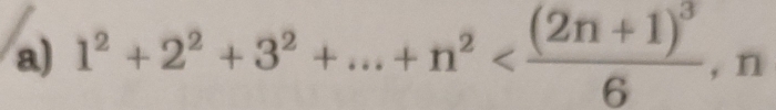 1^2+2^2+3^2+...+n^2 , n