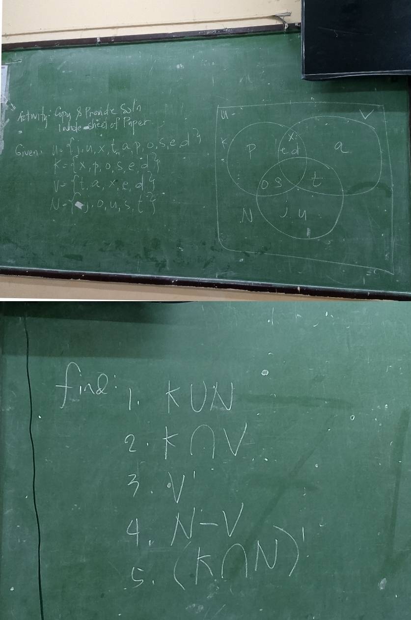 ftwy Gangy Beroide solo 
lahdlesheel of Paper 
Given: y= j,u,x,t,a,p,o,s,e,d
f= x,p,o,s,e,d
fine. fUXV
2.  sqrt(2)/2  F∩ V
3. V'
4. N-V
5. (k∩ N)!