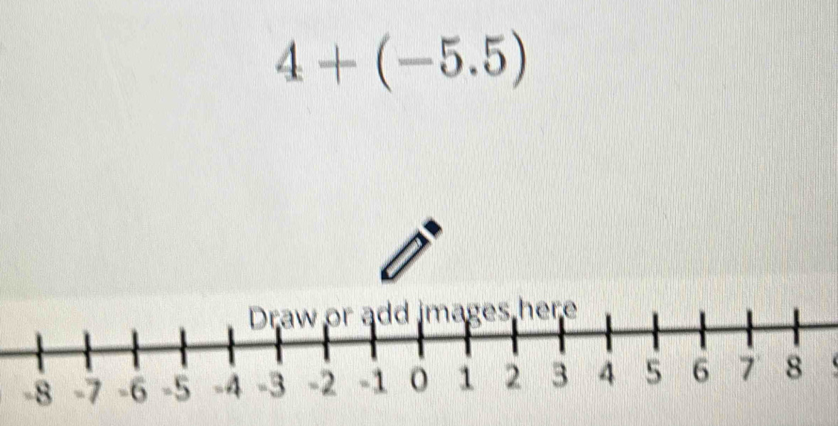 4+(-5.5)