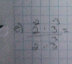 frac overset -22· 3^(-3)2· 3^3=