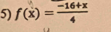 f(x) = =19+x