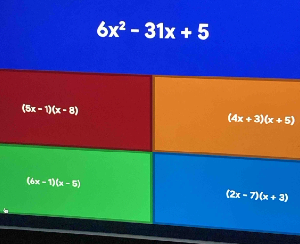 6x^2-31x+5