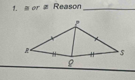 ≅ or ￥ Reason_