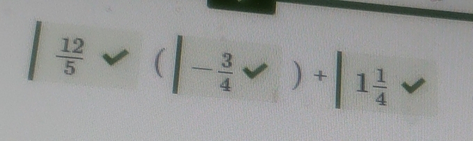 | 12/5 vee (|- 3/4 vee )+|1 1/4 