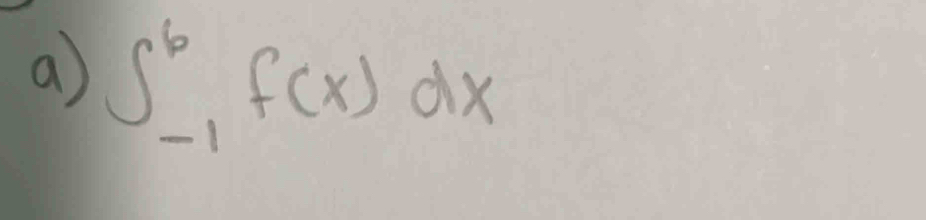 ∈t _(-1)^6f(x)dx