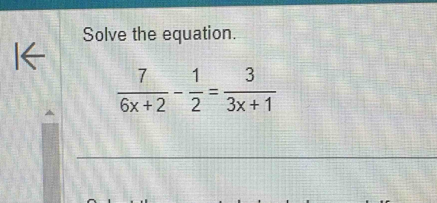 Solve the equation.
|<