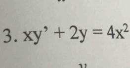 xy^,+2y=4x^2