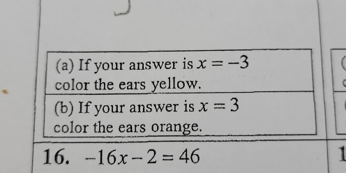 -16x-2=46 I