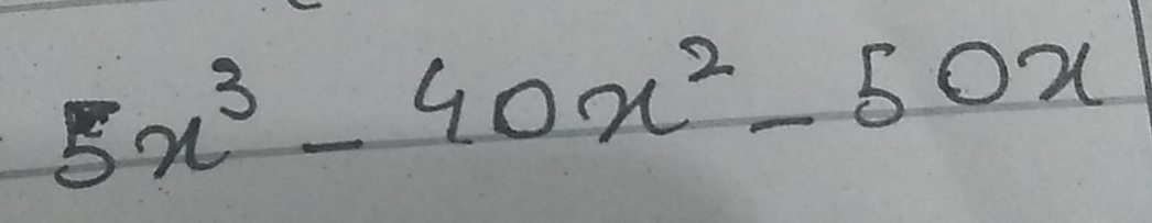 5x^3-40x^2-50x