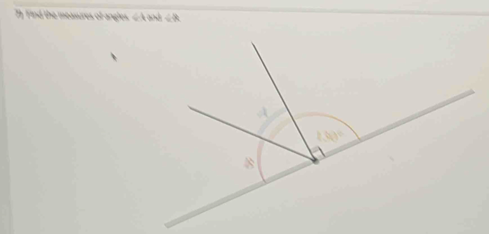 Find the measures of angles. ∠A and ∠B.