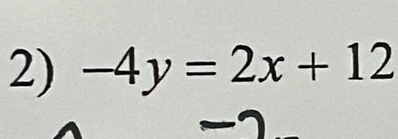 -4y=2x+12