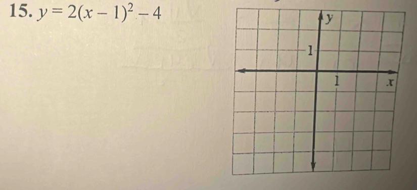 y=2(x-1)^2-4