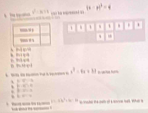 ^2=6x+3 51 
B