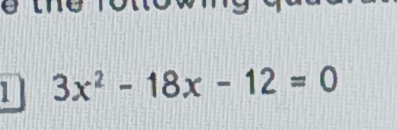 3x^2-18x-12=0