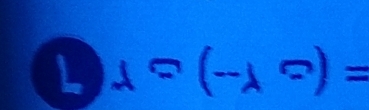 lambda =(-lambda ,0)=