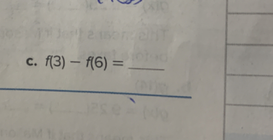 f(3)-f(6)= _