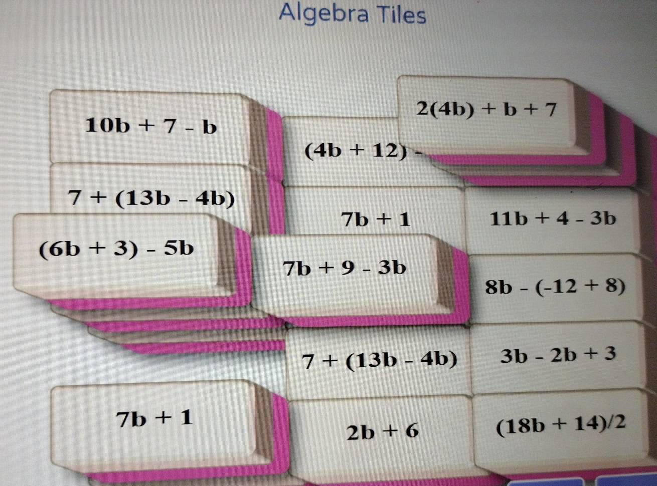 Algebra Tiles