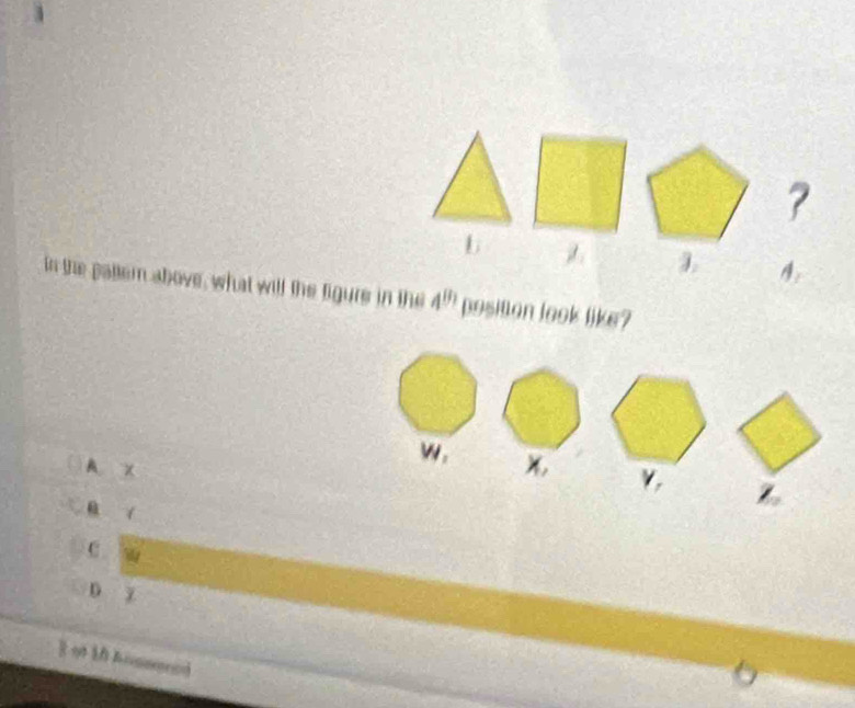 Solved: ？ b 4 in the pallem above, what will the figure in the 4^(8 ...