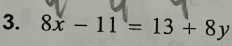 8x-11=13+8y