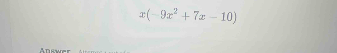 x 2 7x 10 answer