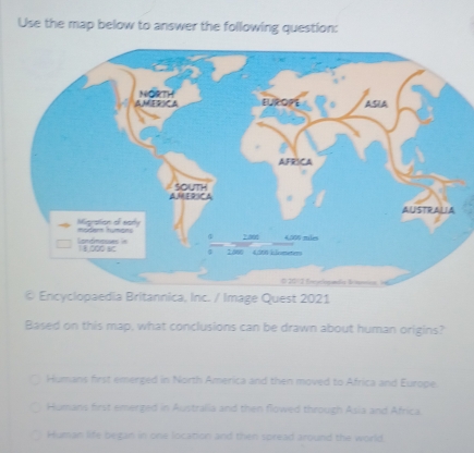 Solved: Use the map below to answer the following question ...