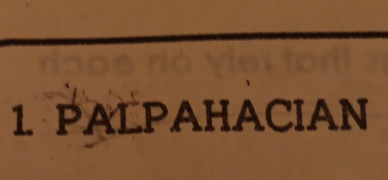 PALPAHACIAN