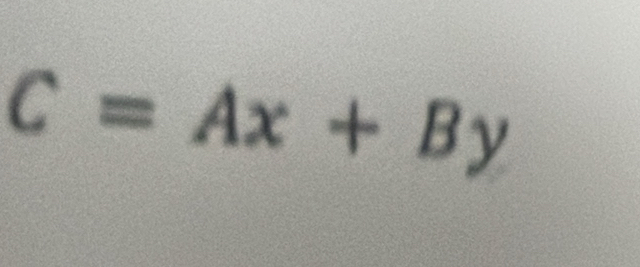 C=Ax+By