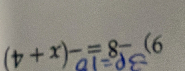 (t+x)-=8-(6