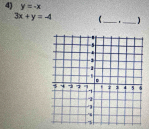 y=-x
3x+y=-4
(_ ,_ )