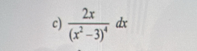 frac 2x(x^2-3)^4dx