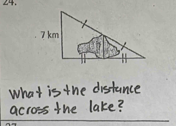 what is the distance 
across the lake?