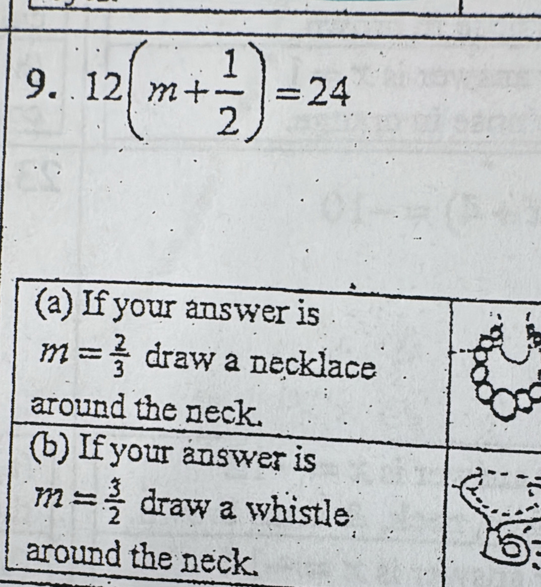 12(m+ 1/2 )=24