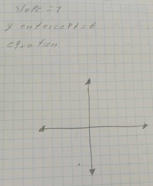 s/0pc =7
y enterce Pt=6
eqvation