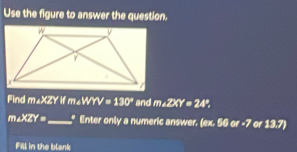 Solved: Use the figure to answer the question, Find m∠ XZY