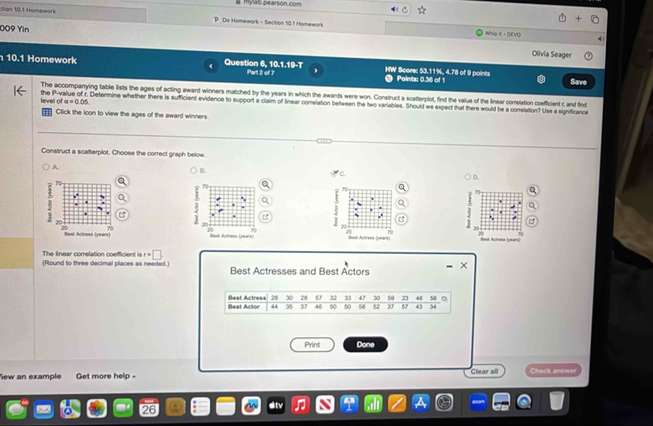 Solved: # mylab.pearson.com ction 10.1 Homework Do Homework - Section ...